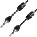 KUSATEC CV Axle Shaft Assembly Compatible with Buick Rainier Chevy Trailblazer EXT 2002-2009;GMC Envoy XL XUV;Isuzu Ascender;Oldsmobile Bravada Saab 9-7x, Front side, Replace# 66-1345