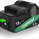 18V 6.0Ah Replacement for Metabo HPT 18V Battery, Lithium Ion Battery Compatible with Metabo Battery 18V, NV1845DA NR1838DKA NT1850DG NT1865DSA KC18DEXQB Cordless Power Tools