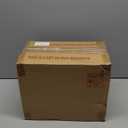 Clemate 4Pack Clear Stackable Kitchen Storage Organizer,Pantry Organizers and Storage,Foods Organizer Bins with Handles, Easily Assemble for Bathroom, Kitchen, Refrigerator, Pantry, Cabinet, Closet (Medium)