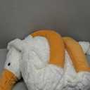 Haengbuk-Goose Stuffed Animal, 62.9in/160cm Giant Sleeping Hugging Pillow, Soft White Swan Plush Toy, Gift for Kids, Friends or Family