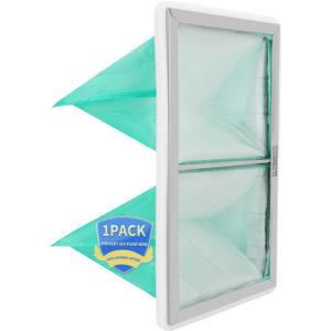 1 Micron Inner Air Filter Compatible with WEN 3410 POWERTEC AF4000/AF4001 Shop Fox W1830 Air Filtration Systems Woodworking, Replacement for WEN 90243-026-2 (1 Pack)