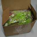 12 Pcs Red Green Christmas Bows Christmas Tree Decoration Lime Green Wreaths Velvet Bow Tree Topper with Fluffy Ornaments for Xmas Party (Classic)