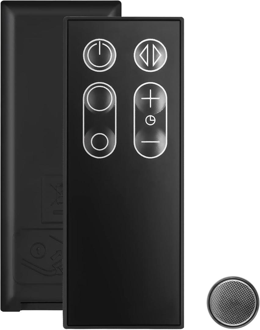 Replacement Magnetic Remote Control 965824-06 965824-07 Fit for Dyson AM11 TP00 TP01, Fan Remote with Battery