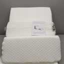 Yojoker 4PCS Orthopedic Bed Wedge Pillow Set for Sleeping, Post Surgery Foam Pillow for Body, Back and Leg Pain Relief, Triangle Adjustable Support Pillow - Acid Reflux, Anti Snoring & GERD Sleeping (White)