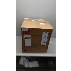 Kante 15.3" Dia Round Concrete Planter, Outdoor Indoor Large Plant Pots Containers with Drainage Hole and Rubber Plug for Home Garden Patio, Buff Concrete