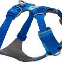 Ruffwear, Front Range Dog Harness, Reflective Soft Padded Everyday Harness with Dual Leash Clips, Adjustable and Lightweight Fit for Training or Walking for All Dogs, Coastal Mountains, Medium