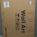 Framed Modern Neutral Beige Abstract Wall Art, Minimalist Canvas Prints Paintings for Walls, Contemporary Black Sketch Line Scribble Pictures for Living Room Bedroom Hallway Wall Decor 24x36 In