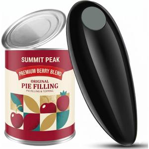 Electric Can Opener, One-Touch Automatic Handheld Can Opener with Smooth Edge, Kitchen Gadget for Seniors with Arthritis,Black