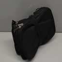 MAMUNU Large Capacity Pencil Case 4 Compartments, Pencil Pouch Bag with Zipper Portable Handle, Pen Case Bag Stationery Organizer for Office College School Adults Teen Girls Boys Men Women, Black