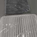 16546-75000 Engine Air Filter and 27274-9CH0A Cabin Air Filter kit Compatible with 2005-2019 Nissan Frontier 2012-2015 NV1500 NV2500 NV3500 2005-2012 Pathfinder Replaces 16546-7S000 CF10553