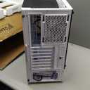 GAMDIAS White RGB Gaming ATX Mid Tower Computer PC Case with Side Tempered Glass and Excellent Airflow Design & 3 Built-in 120mm ARGB Fans