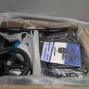 BlessReach Steerable Knee Scooter Deluxe Medical Scooter for Foot Injuries Compact Crutches, with Dual Rear on-Wheel Brake and Shock Absorption Under The Knee padBlue