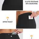 Swim Shorts Women 4" Tummy Control Tankini Shorts UPF50+ High Waisted Swimsuit Bottoms (Black, XXL)