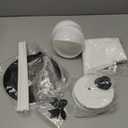 [Timer] Light Up Halloween Scary Ghost Decorations, Set of 2 DIY Spooky Crafts for Indoor Home Mantel Shelf & Tabletop Decor White