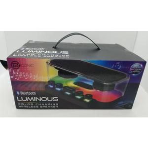 BICONIC Luminous Wireless Speaker w Color Changing Liquid Motion Lights
