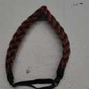 Braided Headband 5 Strands Synthetic Classic Chunky Elastic Braid Headband Women Ms Bohemian Trendy Hair Braid (Light Brown Auburn)