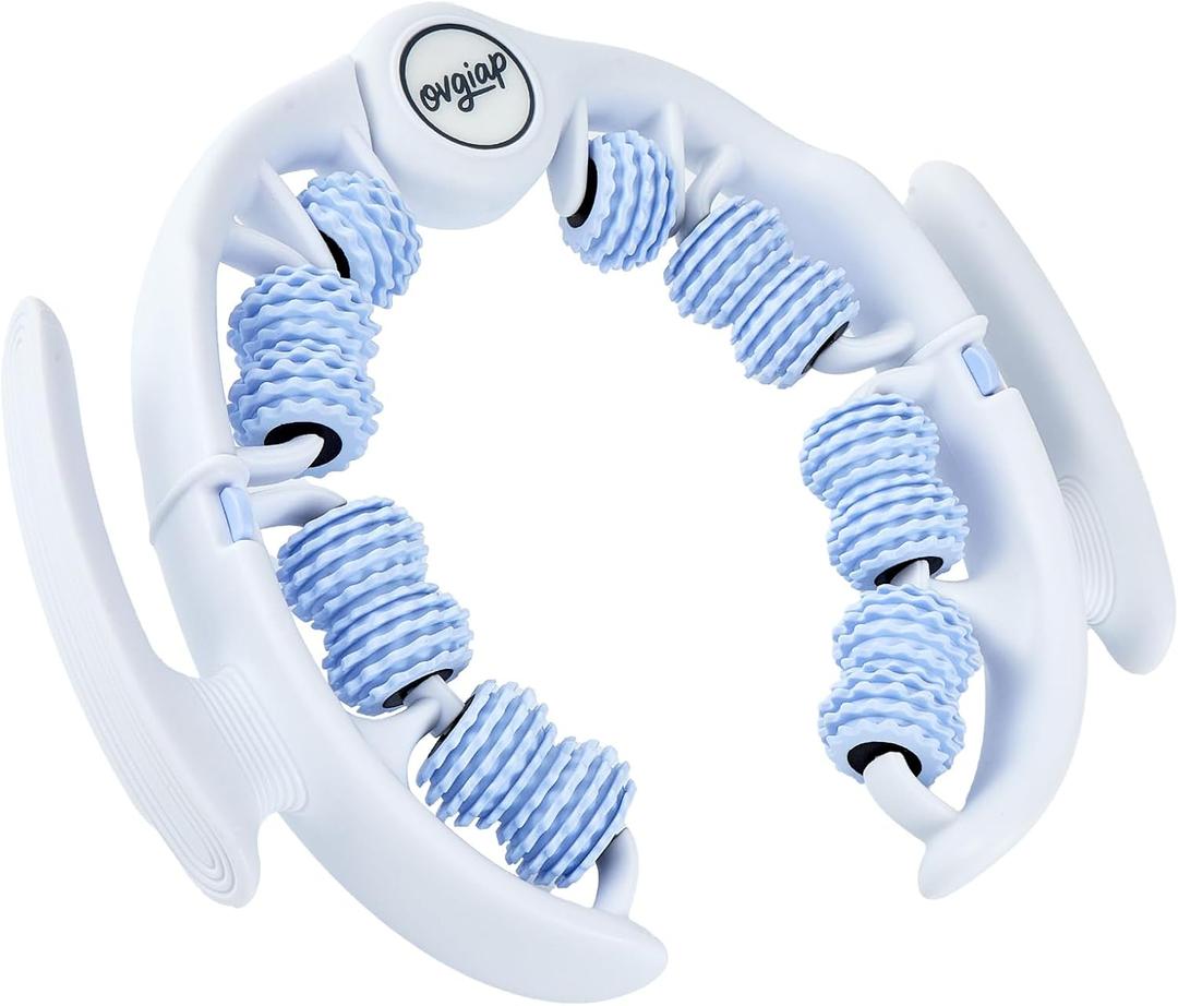 Cellulite Manual Massager for Legs & Thighs - Lymphatic Drainage Tool, Handheld Fascia Blaster for Deep Tissue, Body Sculpting Cellulite Remover(Blue)