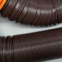 Camco RhinoFLEX 15-Ft RV Sewer Hose Kit - Features Clear Elbow Fitting w/Removable 4-in-1 Adapter - Connects to 3 Slip or 3/3.5/4 NPT Threaded Sewer Connection (39770)