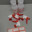 Plastic Spray Bottle (4 Pack, 16 Oz, All-Purpose) Heavy Duty Spraying Bottles Leak Proof Mist Empty Water Bottle for Cleaning Solution Planting Pet with Adjustable Nozzle and Measurements