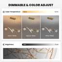 Dimmable Kitchen Island Lighting,4-Light Gold LED Linear Chandelier Island Lights Glass Globe Chandeliers Modern Pendant Light Fixtures Over Table for Dining Room Kitchen Living Room