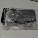 Sponge Holder for Kitchen Sink, Rustproof Stainless Steel Sink Caddy with Auto-Drain, Removable Brush Holders, Soap and Dishcloth Organizer, Black