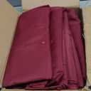 sancua Tablecloths for 6 Foot Rectangle Tables, 8 Pack - Washable Polyester Fabric Table Cloth for Chirstmas Party, Birthday, Banquet Reception, 54x108 Inch Burgundy