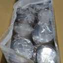 I00000 200 Pack Gold Plastic Cups, 10 oz Clear Plastic Cups Gold Rimmed Disposable Glasses Fancy Disposable Party Cups Wedding Cup Drinking Tumblers Cocktail Glasses with Gold Rim