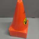 Bedwina Race Car Birthday Party Decorations - (36 Pcs) 12 - 8-Inch Orange Mini Cones for Kids & 24 Black & White Checkered Flags on Sticks - Race Car Themed Birthday Party Decor & Centerpiece Supplies