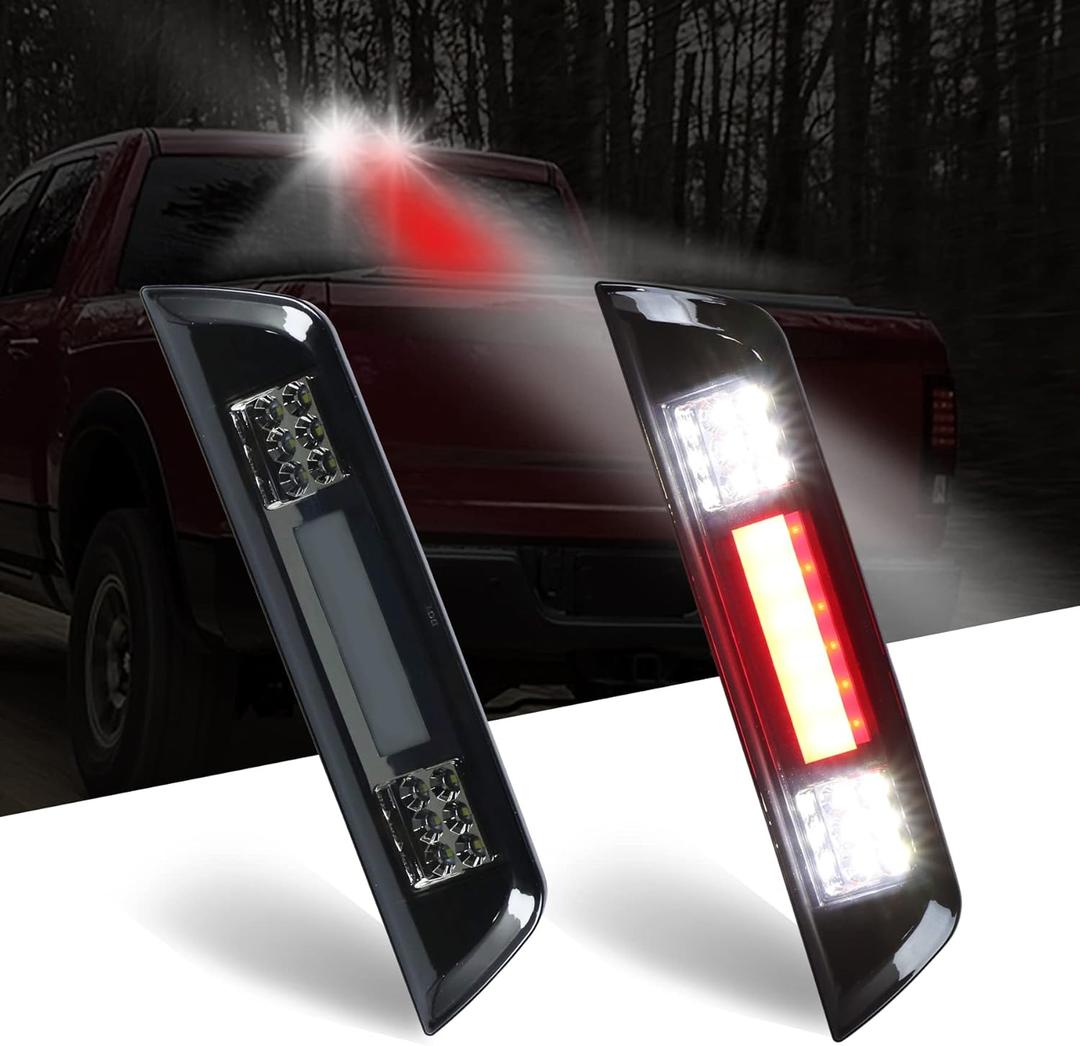 LED Third 3rd Brake Light Fit for Toyota Tacoma 2016-2021, Rear Cargo Lamp High Mount Stop light, Smoke Lens