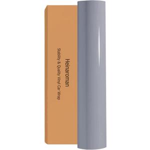 Car Wrap for Body Protection Scratch Resistance Air Release Technology 2 X 5FT Gloss Grey Automotive Vinyl Wrap