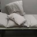 Egg Chair Cushion, Hanging Basket Hammock Seat Cushion, Thick Soft Egg Swing Chair Pad with Headrest for Patio Porch Furniture Outdoor (Grey, 39.37x45.28x4.72in)