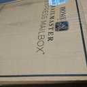 Step2 MailMaster Express Mailbox & Post, Weather Resistant, Large Outdoor Mailboxes, Made of Durable Plastic, Easy to Install, Flag Included, Mocha