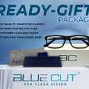 Blue Light Blocking Glasses For Men/Women Anti-Fatigue Computer Monitor Gaming Glasses Reduce Eye Strain Game Glasses (Black/Black)