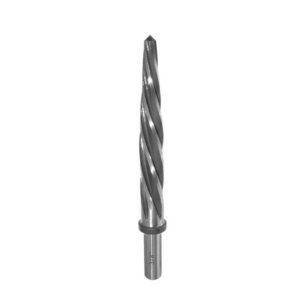 YUEWO 3/8" Bridge Construction Reamer Drill Reamer Tool Set for Metal, M2 HSS Car Reamer Tapered Alignment Reamer Drill Bit Chucking Steel Reamers Spiral Flute with Shank Chuck