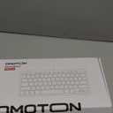 OMOTON Wired Keyboard for Mac Devices ONLY with Dual Interface, Comfortable Typing Angle & Stable Connection, Compatible with MacBook, iMac, Mac mini, PC-White