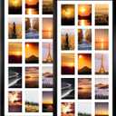 MEBRUDY 4x6 Collage Picture Frames with 15 Openings, 2 Pack Black Multi Photo Frames Display 4 x 6 Pictures with Mat for Wall Mounting