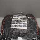 Tapha Microfiber Leather Car Seat Cover Full Set, Includes Front & Back Car Seat Protector, Premium Interior Covers with Storage Pockets, Padded Seat Covers for Cars Trucks SUV Auto (Black & Red Stitching)