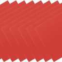 DMiotech 10 Pack 7.87x11.88 Inch Corrugated Cardboard Paper Sheets DIY Projects Red for Box Making, Cards, Scrapbooks