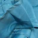 Fokitut 2 Pack Waterproof Round Tablecloth, 132 Inch, Stain Resistant and Wrinkle Polyester Table Cloth, Fabric Table Cover for Kitchen Dining, Wedding, Party, Holiday Dinner-Caribbean Blue