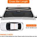 43inch Universal Car Roof Rack, Car Roof Rack Cross Bars Anti-Theft Lock