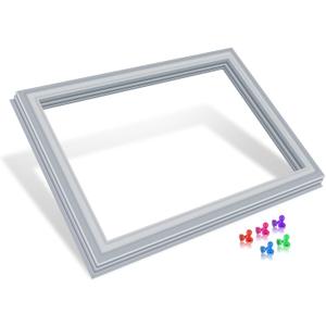 Upgraded WPW10443324 W10443324 Freezer Door Gasket Compatible with Maytag Kenmore Refrigerator Door Gasket W10180624 Freezer Seal Replacement For Whirlpool Refrigerator Door Seal AP6021484 PS11754808