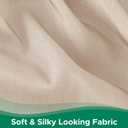 Biscaynebay Wrap Around Bed Skirts for King & Cal King Beds 14" Drop, Sand Adjustable Elastic Dust Ruffles Easy Fit Wrinkle Resistant Silky Luxurious Fabric Machine Washable