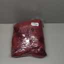 BGment Red Velvet Curtains 102 Inches Long for Living Room, Thermal Insulated Room Darkening Curtains Drapes Window Treatment with Back Tab and Rod Pocket, Set of 2 Panels, 52 x 102 Inch