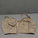 Women’s Minimizer Bra Front-Close Bras Wireless Full Figure Wirefree Large Bust Bra Jacquard Support Back Posture, 40DDD