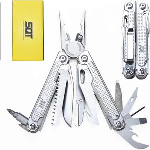 SQT2048 20-in-1 Multitool, Foldable & Self-Locking, Professional Tool for DIY, Home Repairs, Outdoor Camping – Must-Have Gifts for Men, Compact, Durable, All-in-One Tool for Every Task