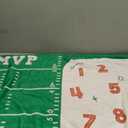 Football Baby Monthly Milestone Blanket Sports Month Blankets Growth Chart Nursery Swaddling Blankets Gift Ideas for Newborn Baby Shower Photography Background Prop Soft Plush