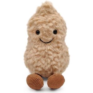 Peanut Plush Figure Toys Cute Stuffed Toys Amuseable Peanut Soft Plushies Huggable Design & Fun Gift Idea