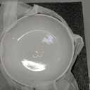 5.7'' Ceramic Wide Whisker Friendly Cat Dishes, Set of 3 Ceramic Cat Bowls, Indoor Kitten Feeding Food& Water Dish to Prevent Whisker Fatigue(3 Pcs,White)