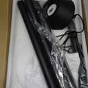 Floor Lamp, Adjustable Height Floor Lamps for Living Room Bedroom, 120 LED Super Bright Standing Lamp Remote & Touch Control Dimmable Gooseneck Tall Stand Reading Lamp for Office Craft, Black