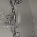 Delta 79710 Cassidy 18-in Glass Shelf with Towel Bar in Polished Chrome